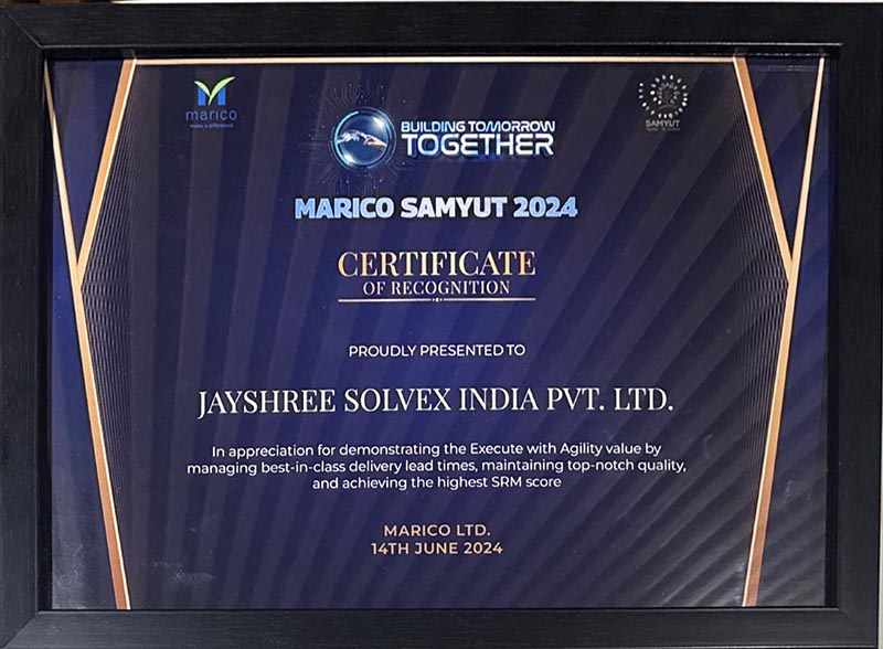 Jayshree Solvex  India Pvt. Ltd.